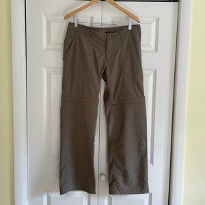 Patagonia women's zip off kaki cargo pants
